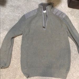 Calvin Klein Grey Zip Up Sweater
